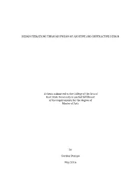 Design Iterations Through Fusion of Additive and Subtractive Design