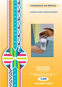 Religious Education Teacher Guide