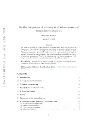 Categorical Enhancements of Triangulated Categories