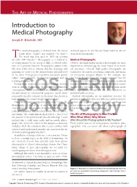 Introduction to Medical Photography Joseph B