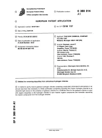 Method for Removing Impurities from Anhydrous Hydrogen Chloride
