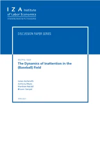 The Dynamics of Inattention in the (Baseball) Field