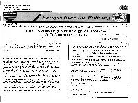 The Evolving Strategy of Police: a Minority View by Hubert Williams and Patrick V