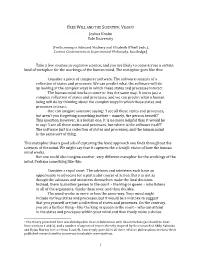 1 Joshua Knobe Yale University Take a Few Courses in Cognitive Science