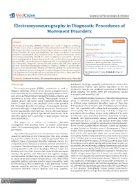 Electromyoneurography in Diagnostic Procedures of Movement Disorders