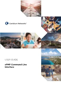 Epmp Command Line Interface User Guide