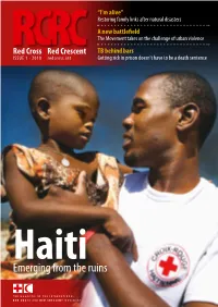 Red Cross Red Crescent TB Behind Bars Issue 1