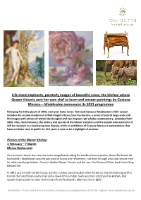 Waddesdon Unveils 2021 Programme