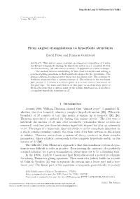 From Angled Triangulations to Hyperbolic Structures