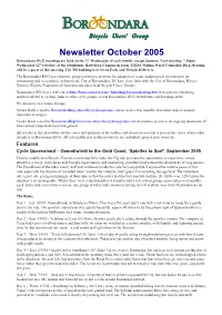 Newsletter October 2005 Boroondara BUG Meetings Are Held on the 2Nd Wednesday of Each Month, Except January