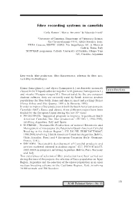 Fibre Recording Systems in Camelids
