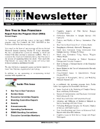 Newsletter Issue 17 July 2003