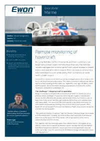 Remote Monitoring of Hovercraft