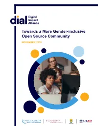 Towards a More Gender-Inclusive Open Source Community
