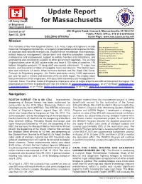 Update Report for Massachusetts