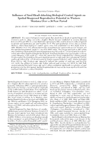 Influence of Seed Head–Attacking Biological Control Agents