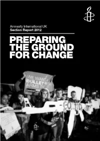 Preparing the Ground for Change