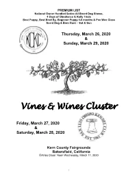 Vines & Wines Cluster