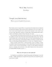 Minds Make Societies [Sample From] Introduction