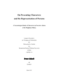 On Presenting Characters and the Representation of Persons