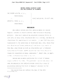 The Record Does Not Reflect the Date of the CRST Determination. UNITED STATES DISTRICT COURT for the DISTRICT of COLUMBIA ABU BA