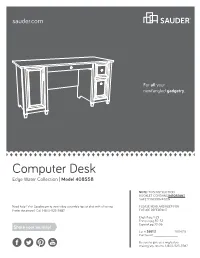Computer Desk Edge Water Collection | Model 408558