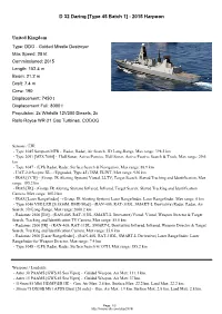 D 32 Daring [Type 45 Batch 1] - 2015 Harpoon