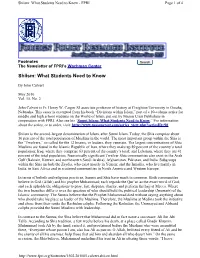 Shiism: What Students Need to Know - FPRI Page 1 of 4