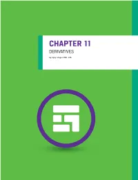 Chapter 11: Derivatives