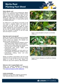 Myrtle Rust Planting Fact Sheet