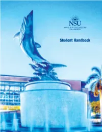 Student Handbook STUDENT HANDBOOK Table of Contents