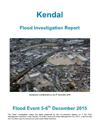 Kendal Flood Investigation Report V3.0 FINAL