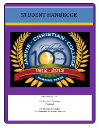 Student Handbook