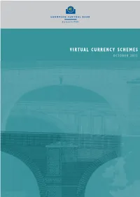 Virtual Currency Schemes of 2012