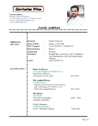 Curriculum Vitae