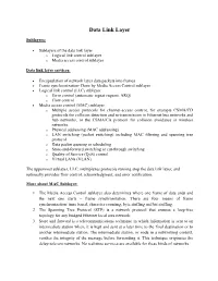 Data Link Layer