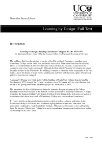 Learning by Design: Full Text