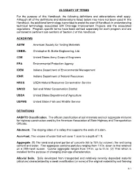 Glossary of Terms