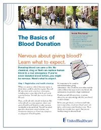 The Basics of Blood Donation