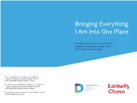 The PDF of Bringing Everything I Am Into One Place