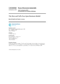 The Rise and Fall of an Open Business Model