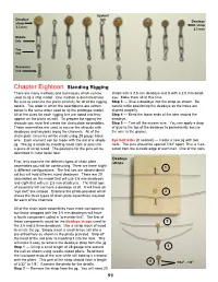 Chapter Eighteen Standing Rigging There Are Many Methods and Techniques Which Can Be Strops with a 3.5 Mm Deadeye and 8 with a 2.5 Mm Dead- Used to Rig a Ship Model