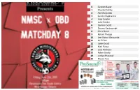 Game Day Program: June 28Th, 2019