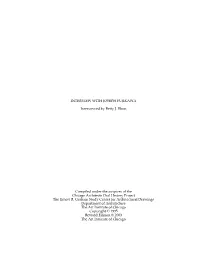INTERVIEW with JOSEPH FUJIKAWA Interviewed by Betty J. Blum