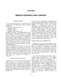Missile Guidance and Control