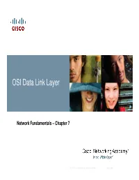 OSI Data Link Layer