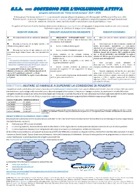 S.I.A. Sostegno Per L'inclusione Attiva
