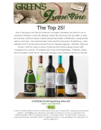 The Top 25! One of the Joys of the Top 25 Is That We Can Make It Whatever We Want It to Be