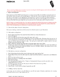 Using Palm with Nokia 6250 (PDF File)