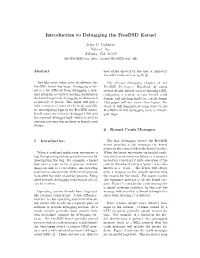 Introduction to Debugging the Freebsd Kernel